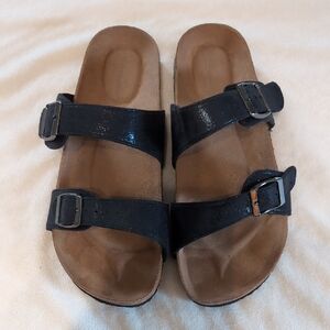 Women's Size 10 Wide Avenue Cloudwalkers Two Straps Adjustable Sandals